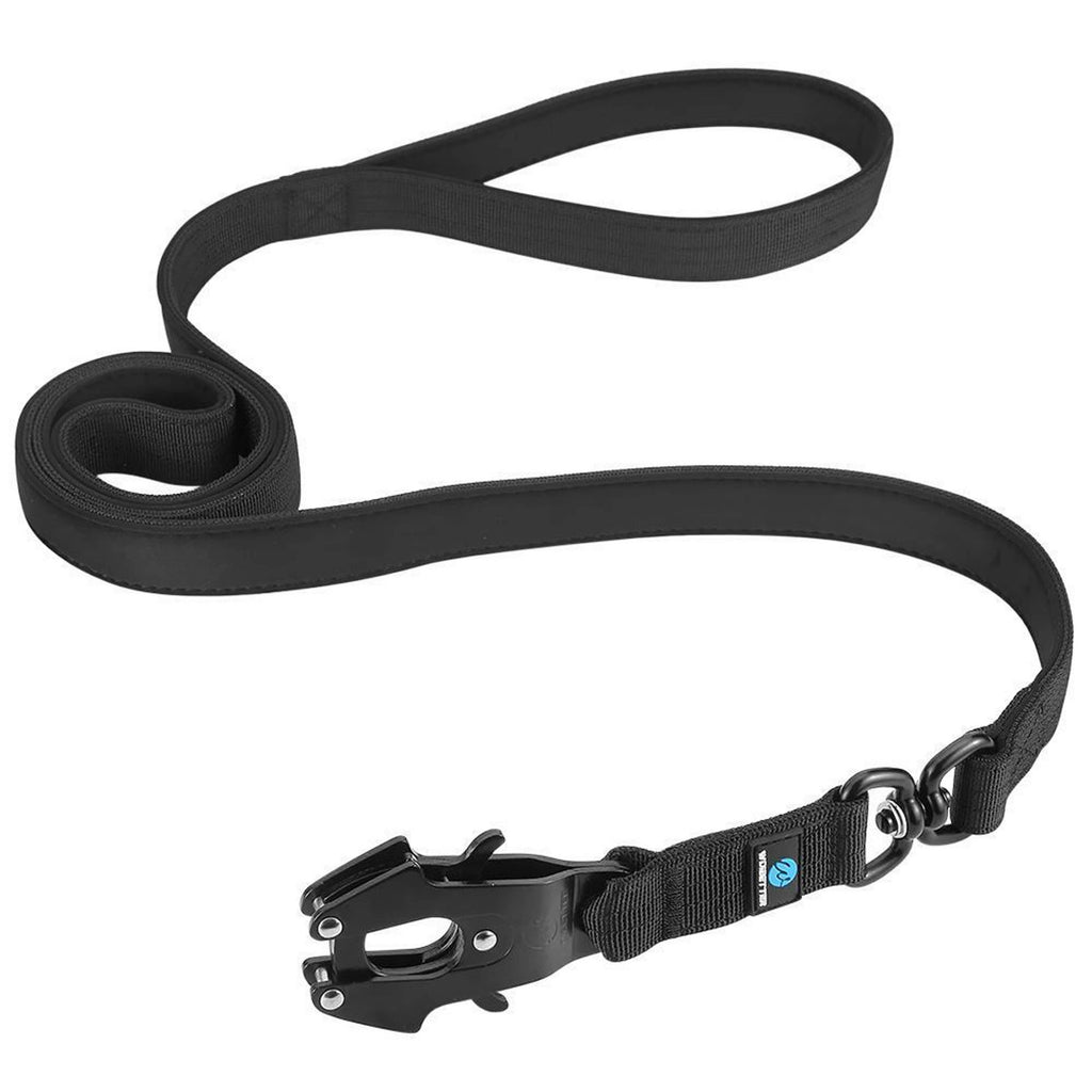 Dog Black Swivel Leash | Dog Black Frog Leash | letsperfect