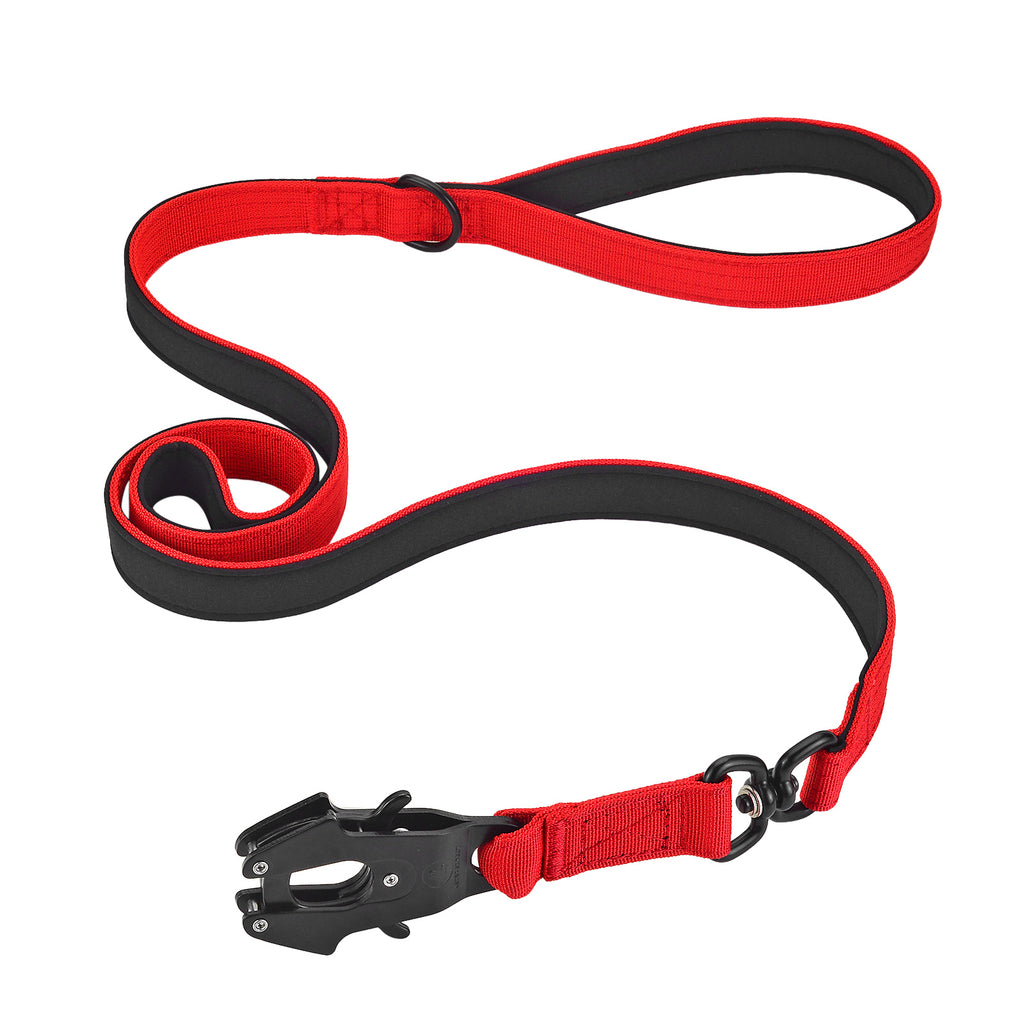 Dog Swivel Combat Leash | Dog Red Leash | letsperfect